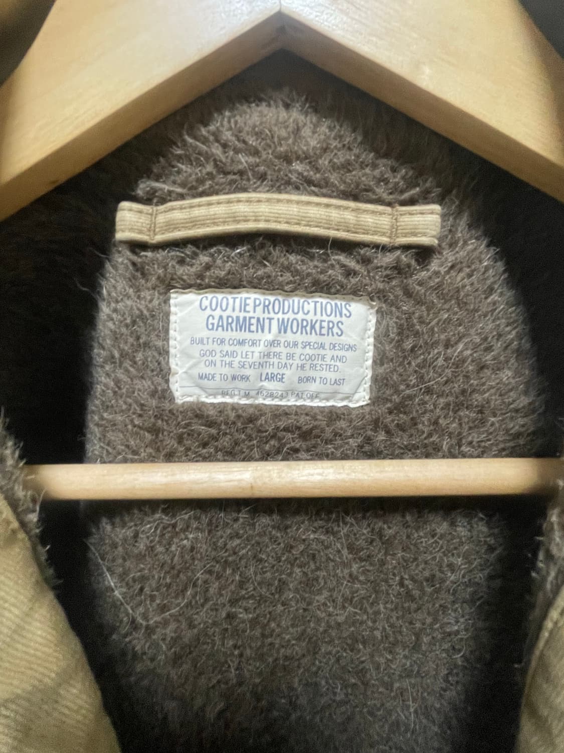 COOTIE 알파카 자켓 올리브 L 상품이미지5