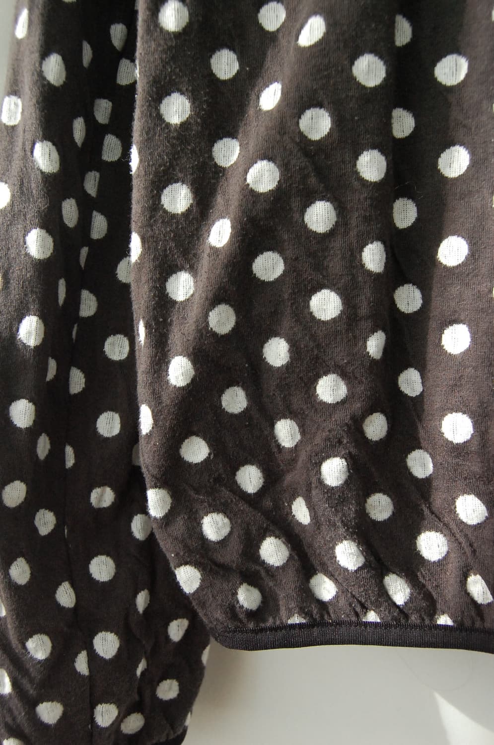 Mercibeaucoup dot shirring hood zip-up 상품이미지8