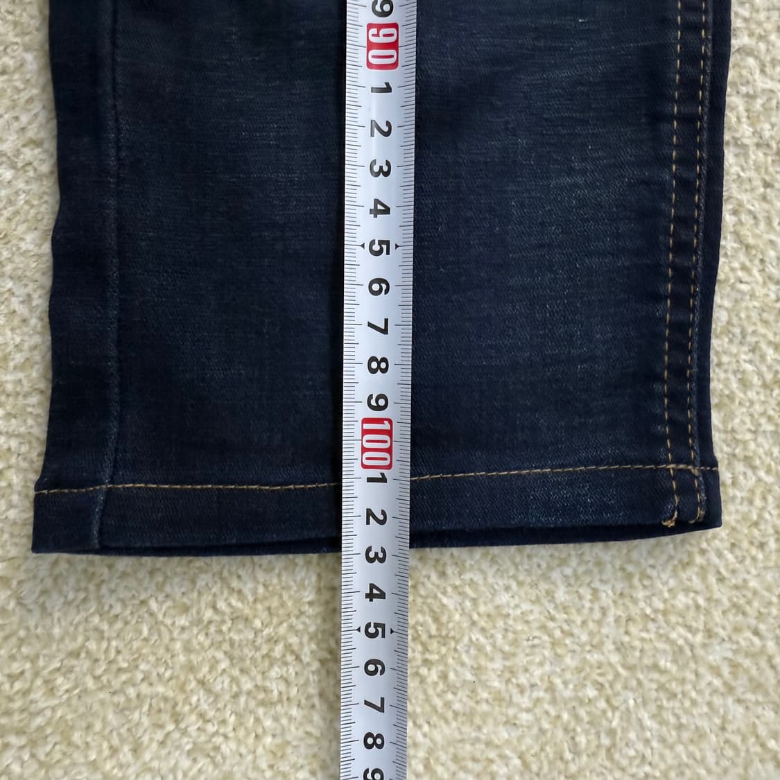 [30] 게스 여성 레드 포인트 일자핏 데님팬츠 0115T1 상품이미지9