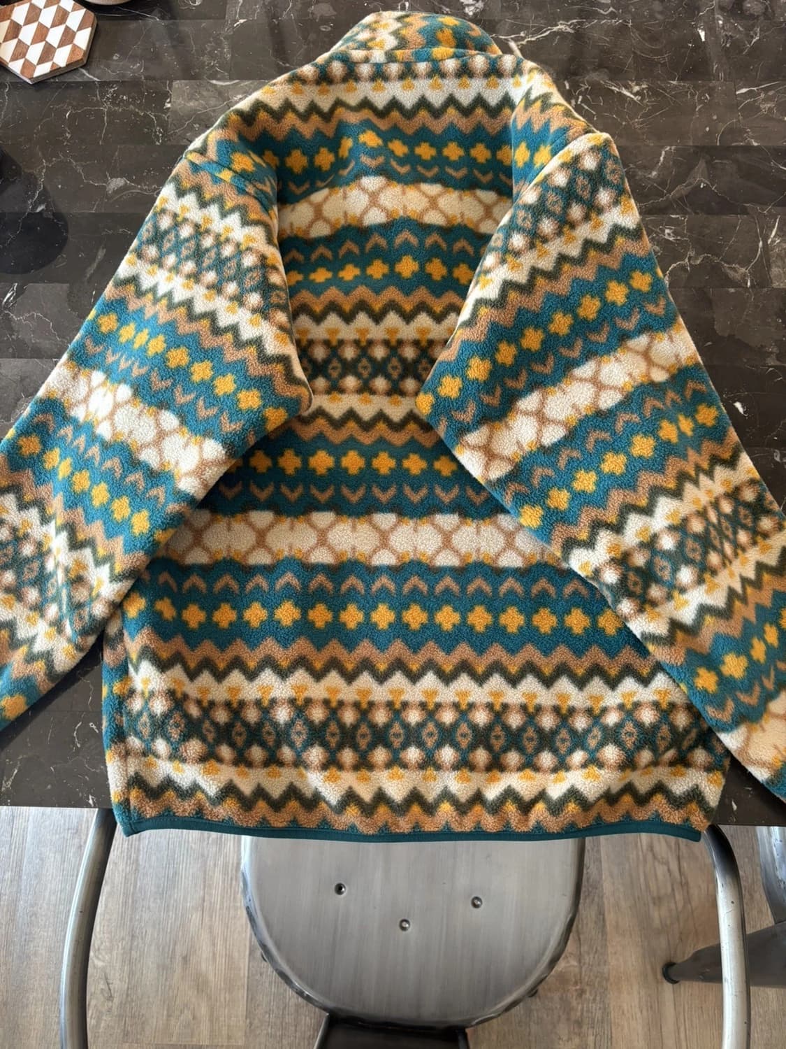 파타고니아 신칠라 스냅-T 아즈텍 패턴 상품이미지2