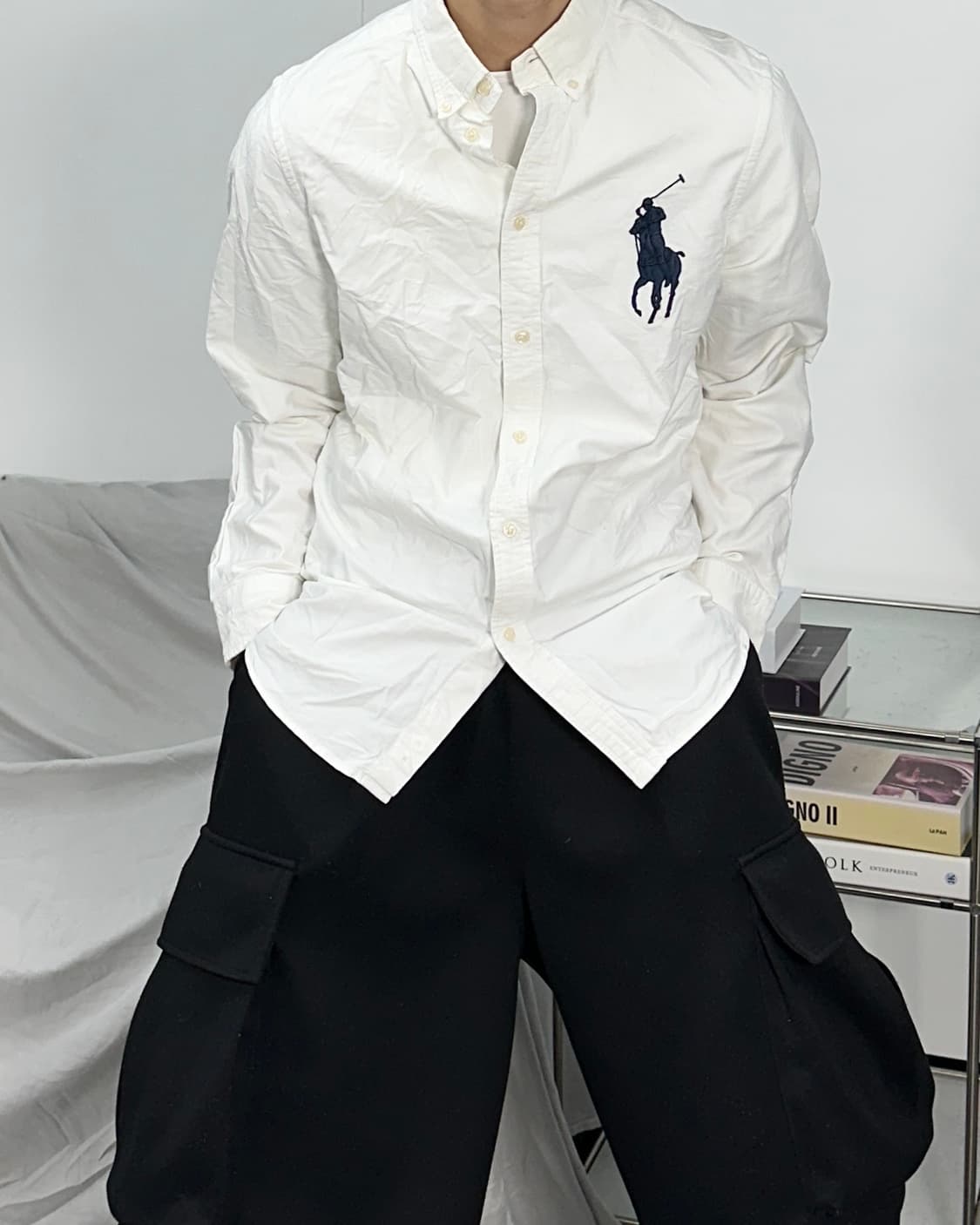 폴로 랄프로렌 빅포니 셔츠 XL 상품이미지1