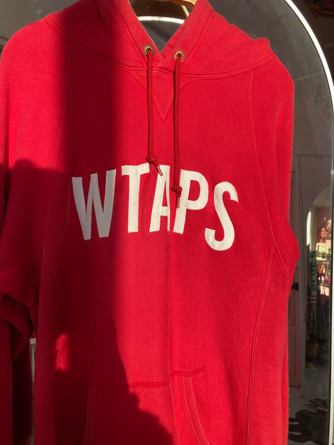 Wtaps 레드 롱 후디 상품이미지2