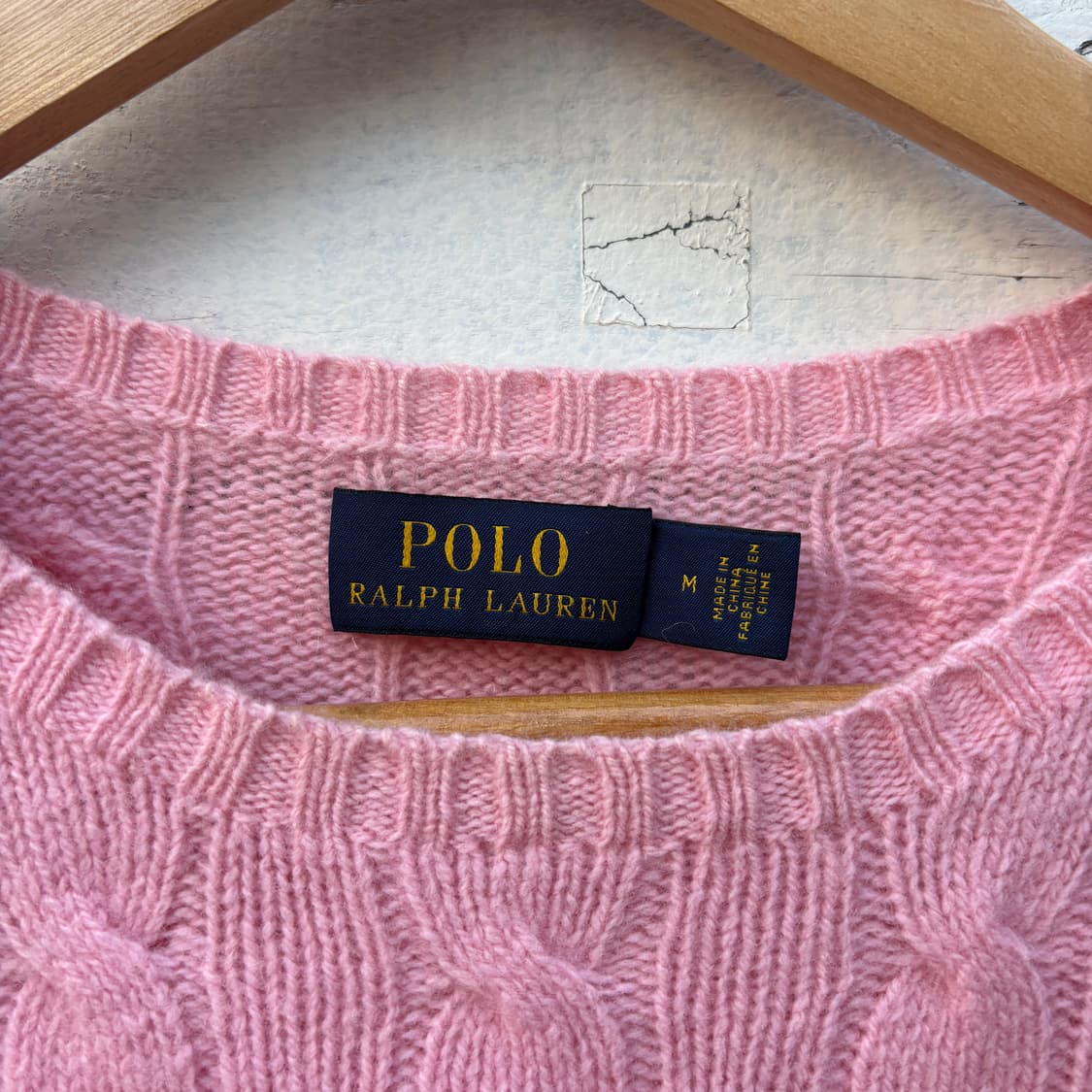 Polo 폴로 울 캐시미어 케이블 꽈배기 니트 상품이미지3