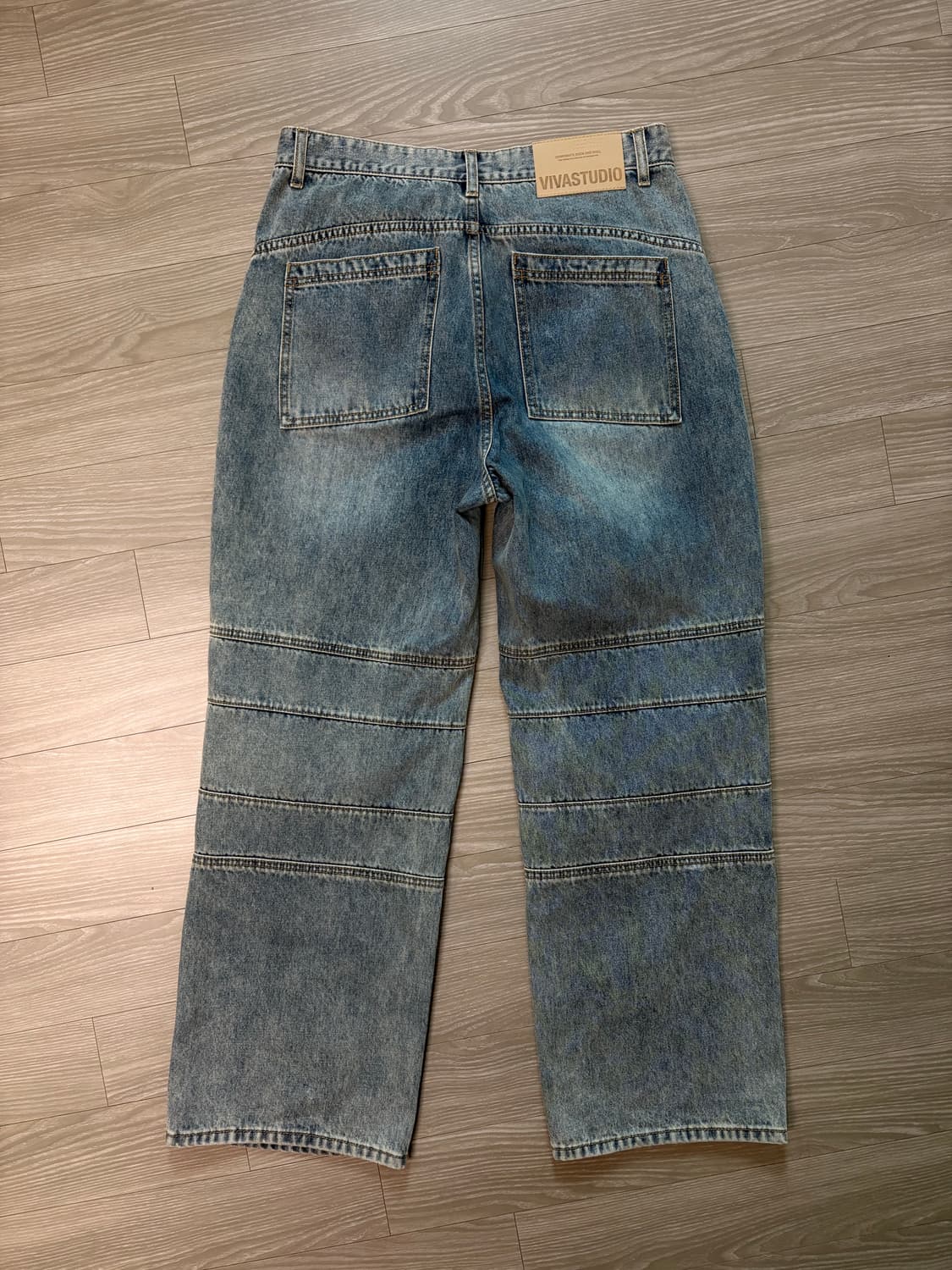 (L)비바스튜디오 바이커 데님팬츠 상품이미지2