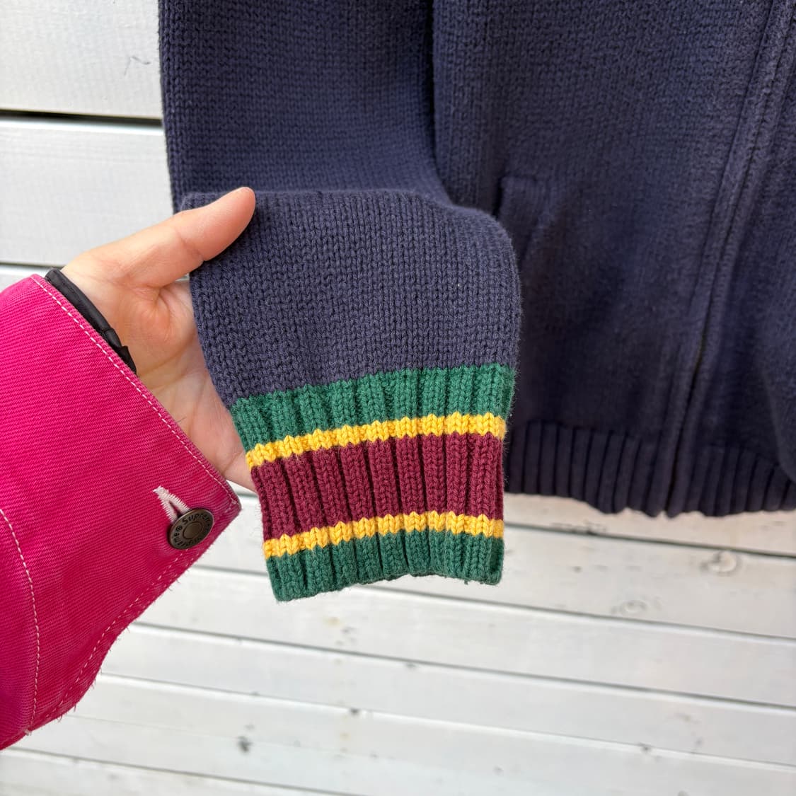 Polo 폴로 빅포니 니트 집업 상품이미지8