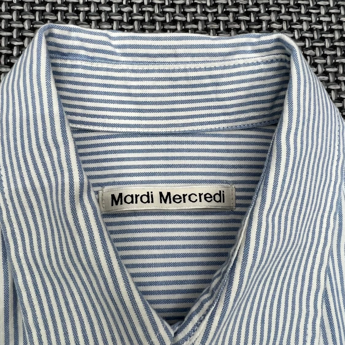 마르디메크르디 스트라이프 셔츠 상품이미지2