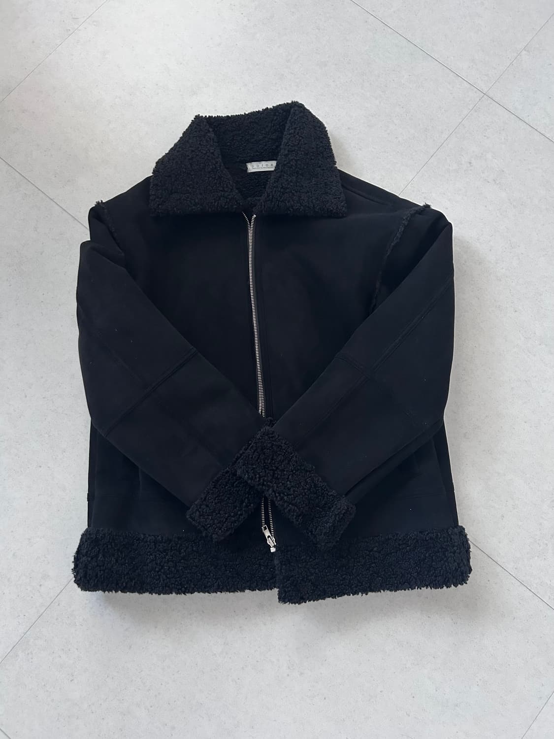 무스탕 블랙 상품이미지2