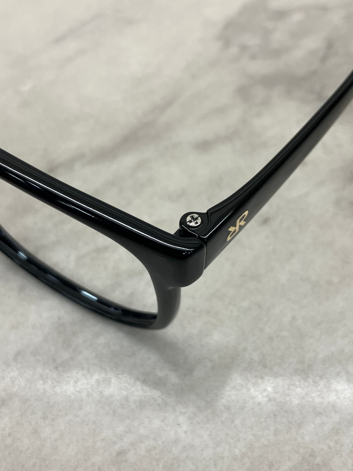 카라 KARRA 블랙 와이드 스퀘어 빅 뿔테 안경 상품이미지2