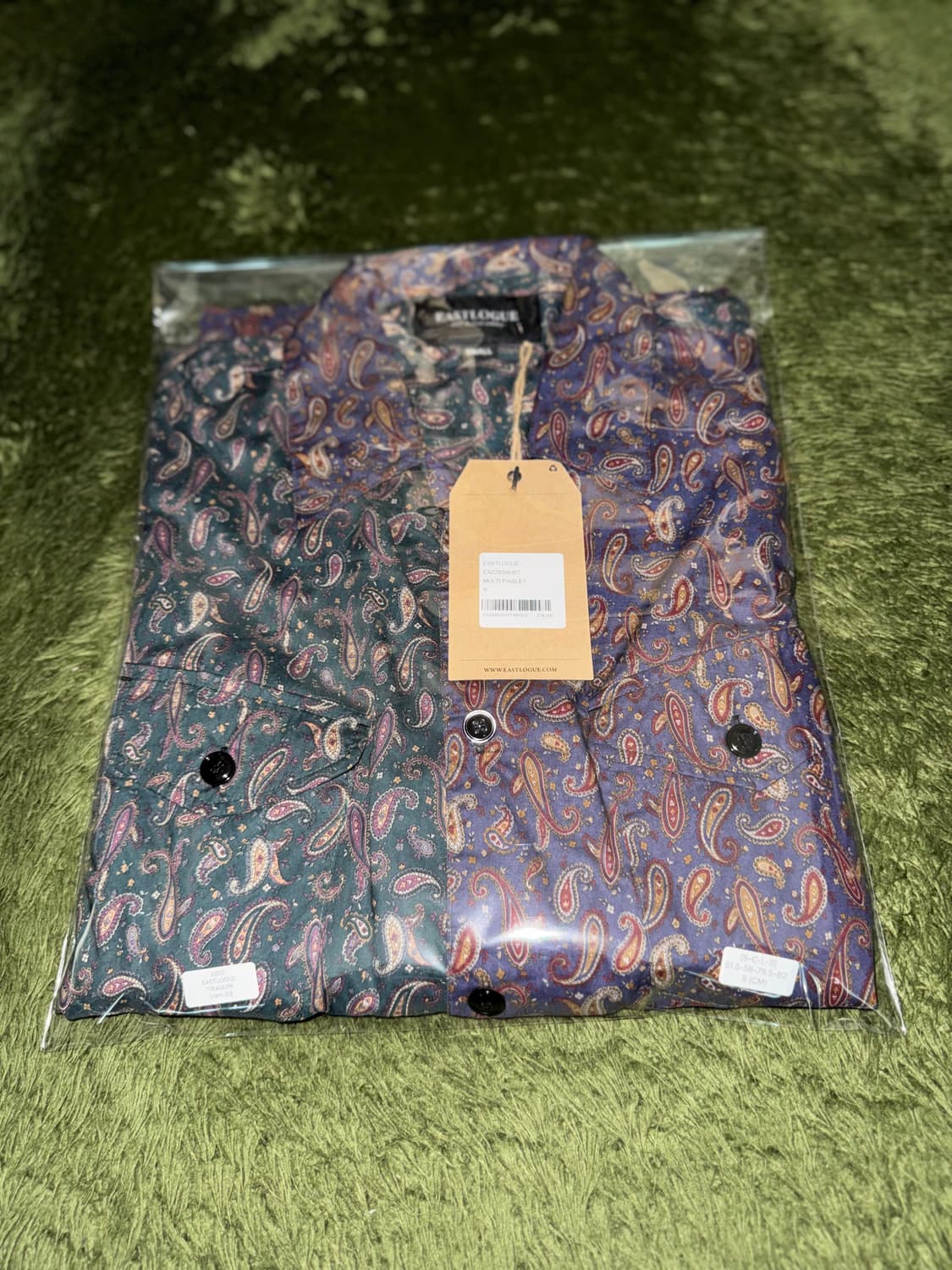 [S] EASTLOGUE 이스트로그 멀티 페이즐리 트레져 셔츠 자켓 상품이미지10