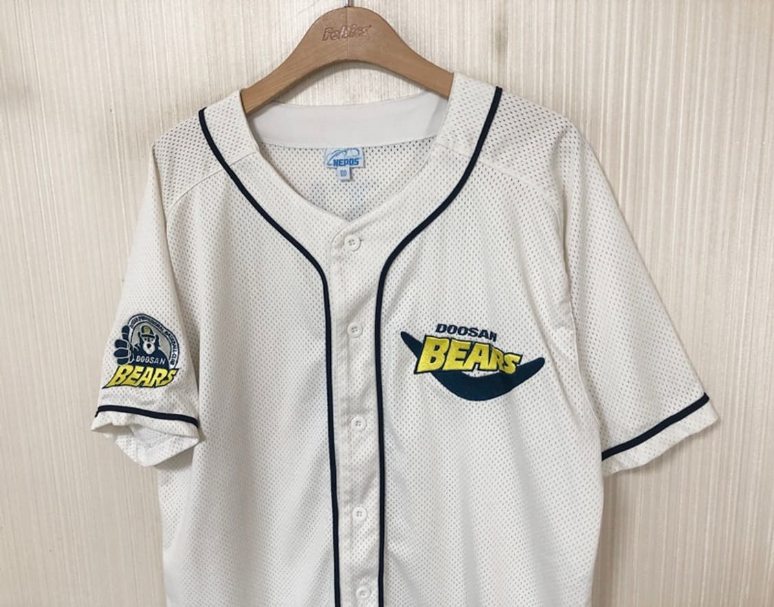 KBO 두산베어스 올드 반달 홈유니폼/져지 100 #8 류지혁 상품이미지7