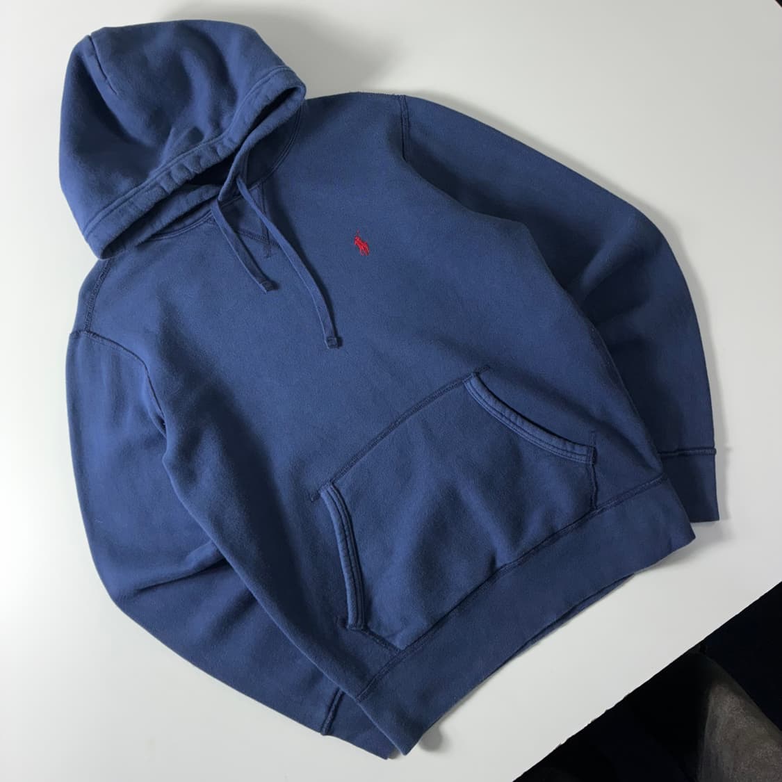 Polo  폴로 랄프로렌 자수 코튼 블루 후드티  상품이미지2