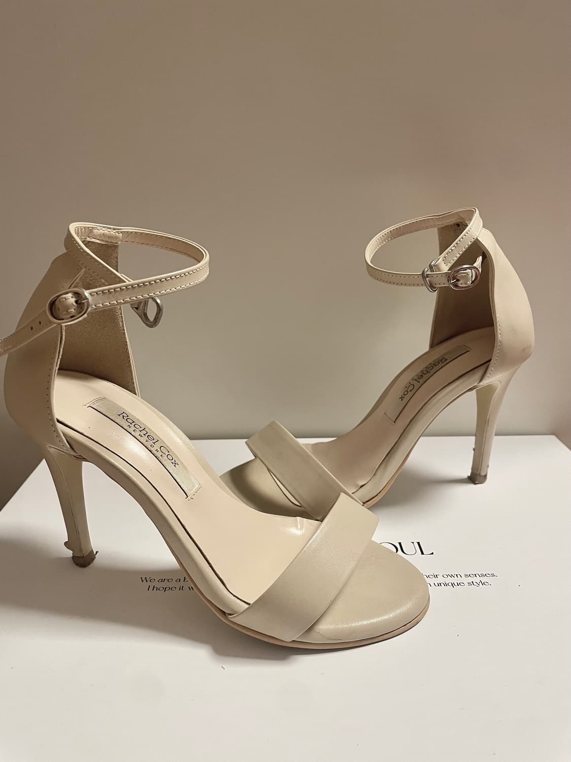 레이첼콕스 소가죽 샌들 힐 스트랩 하이힐 220 상품이미지5
