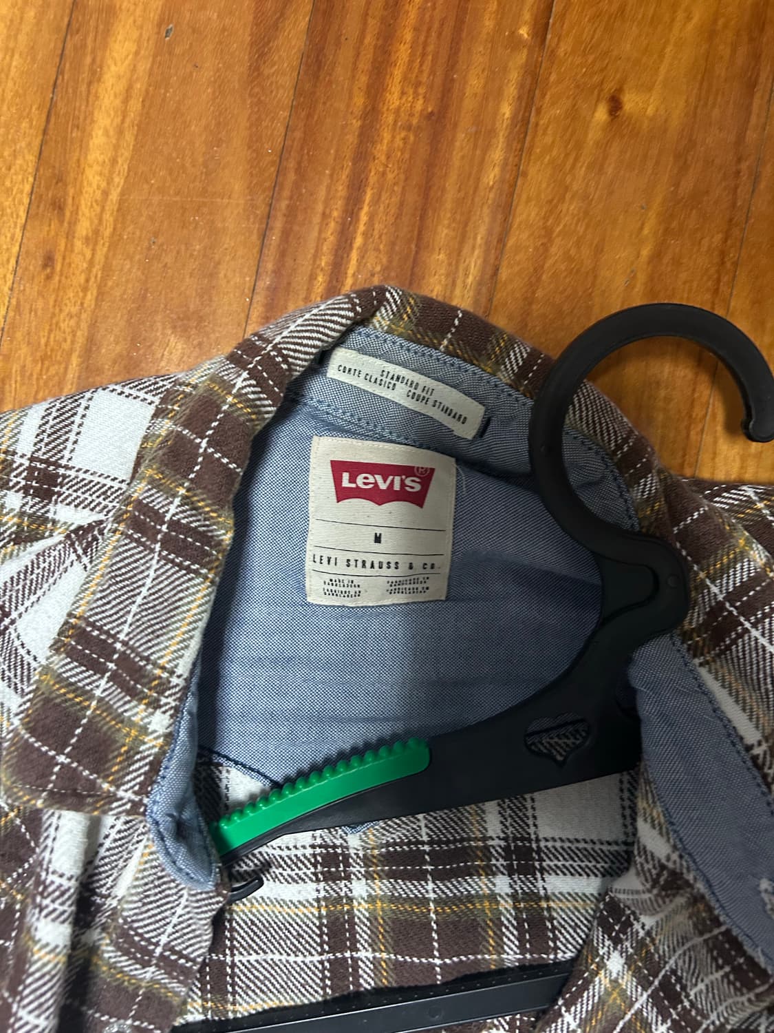 Levi's vintage check shirts Brown M 상품이미지5