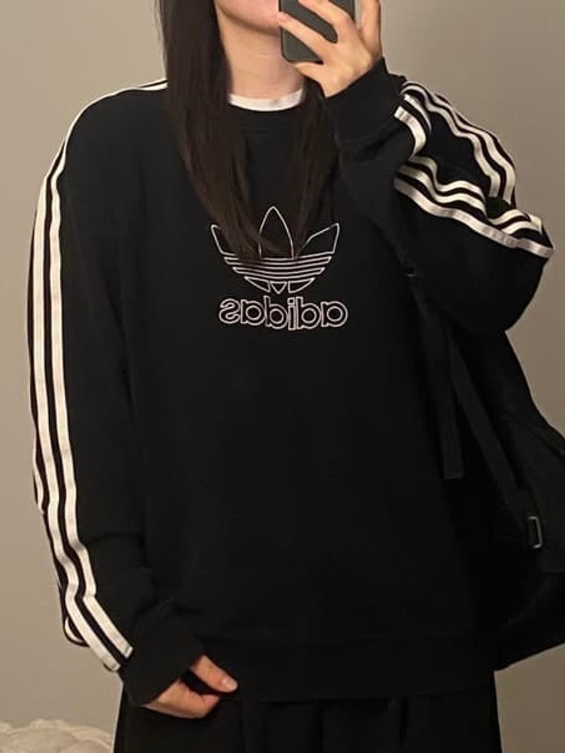 아디다스 오리지널 드롭숄더 맨투맨 상품이미지2