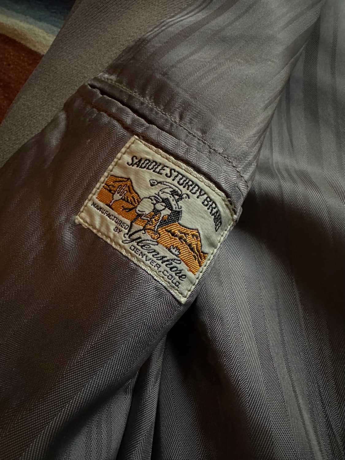 40s USA 빈티지 개버딘 웨스턴 자켓 상품이미지9