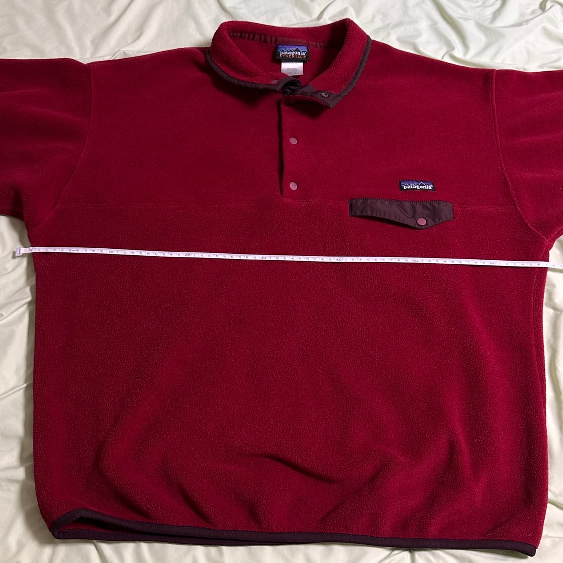 00s 파타고니아 신칠라 헤비웨이트 버건디 레드 XL 상품이미지3