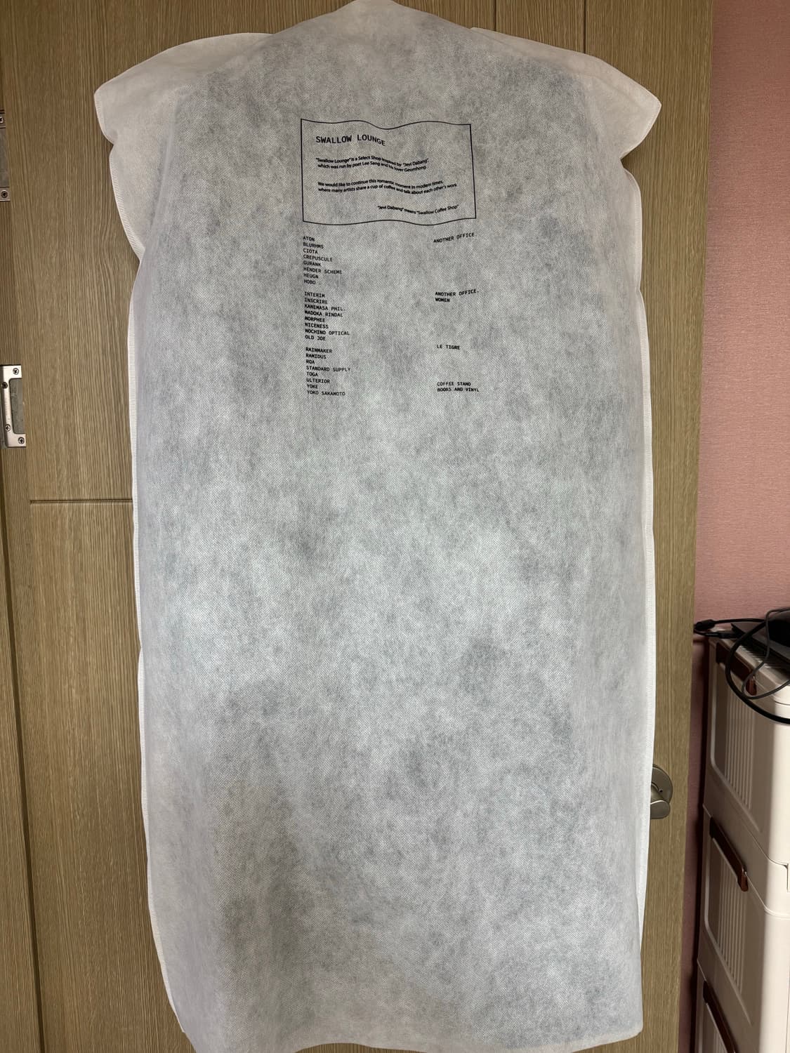 25AW 신상 어나더오피스 보이저 발마칸 다크네이비 01사이즈 상품이미지3