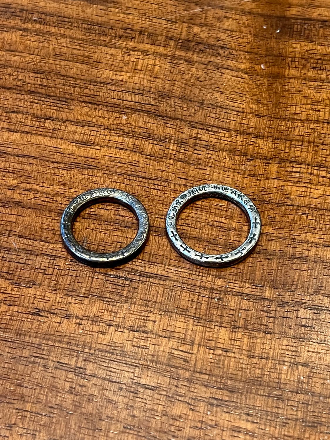 크롬하츠 NTFL 반지 2개 일괄 상품이미지1