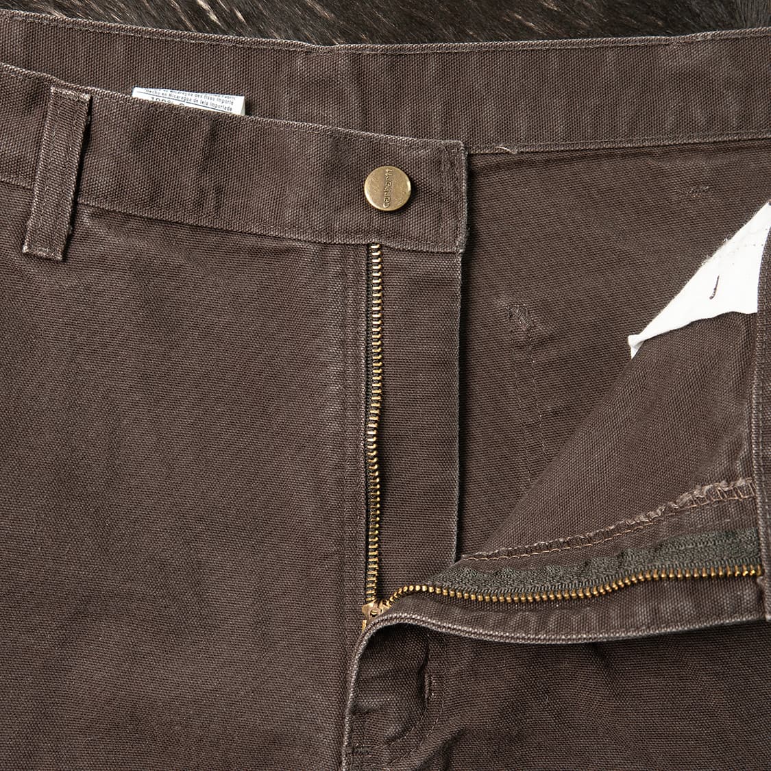 [35] 칼하트 B11 덕캔버스 싱글니 카펜터 워크팬츠 다크 브라운  상품이미지6