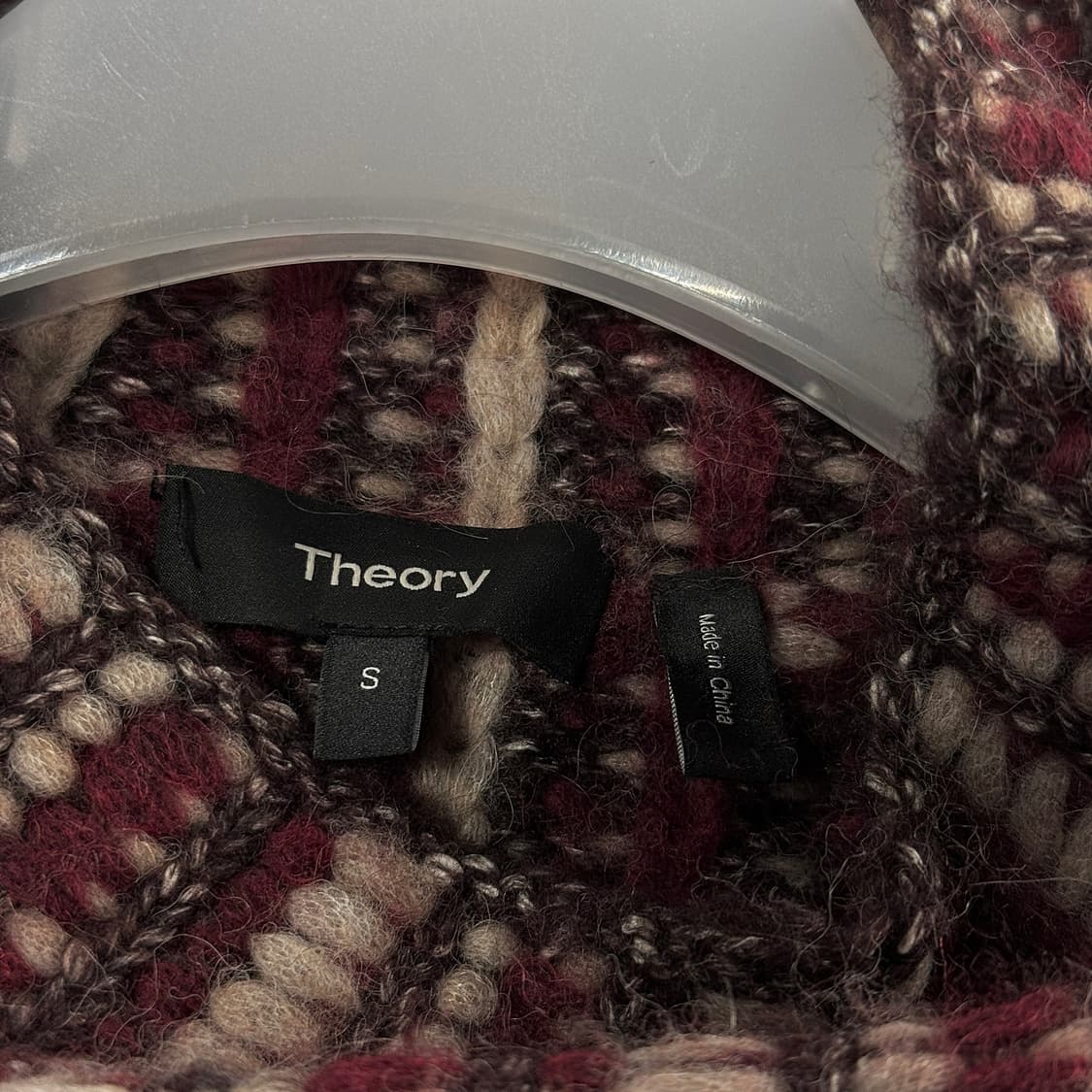 띠어리 알파카 울 모크넥 니트 상품이미지3