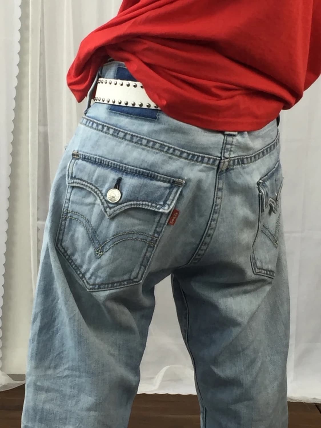 Levi’s 703 Zip Pocket Denim Shorts 상품이미지4