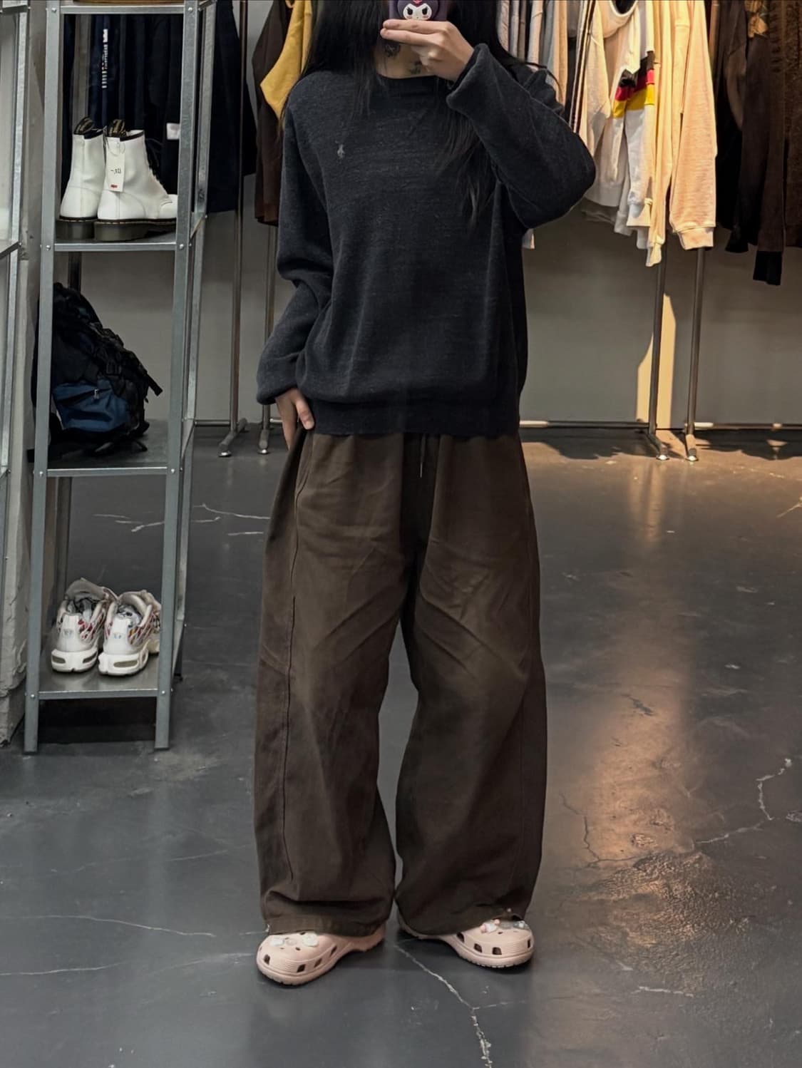 폴로랄프로렌 차콜 코튼 니트 A2464 상품이미지1