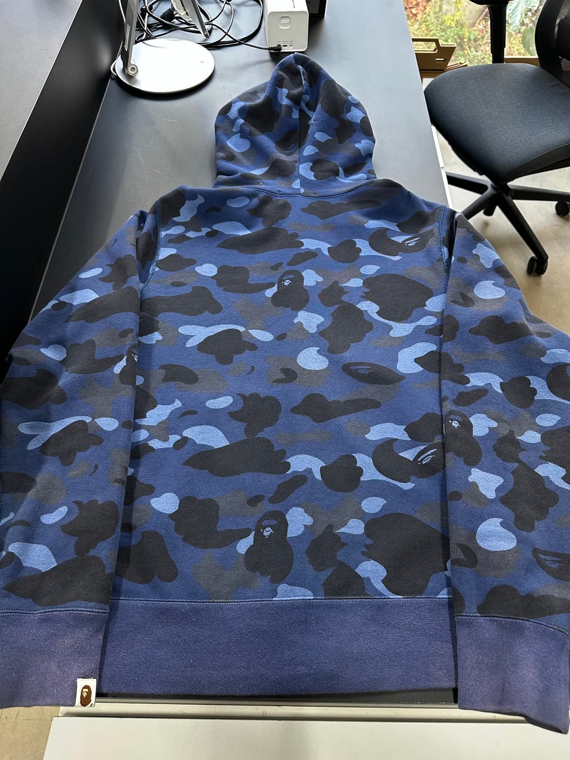 베이프 1st컬러카모 풀 후드집업 청계 상품이미지8