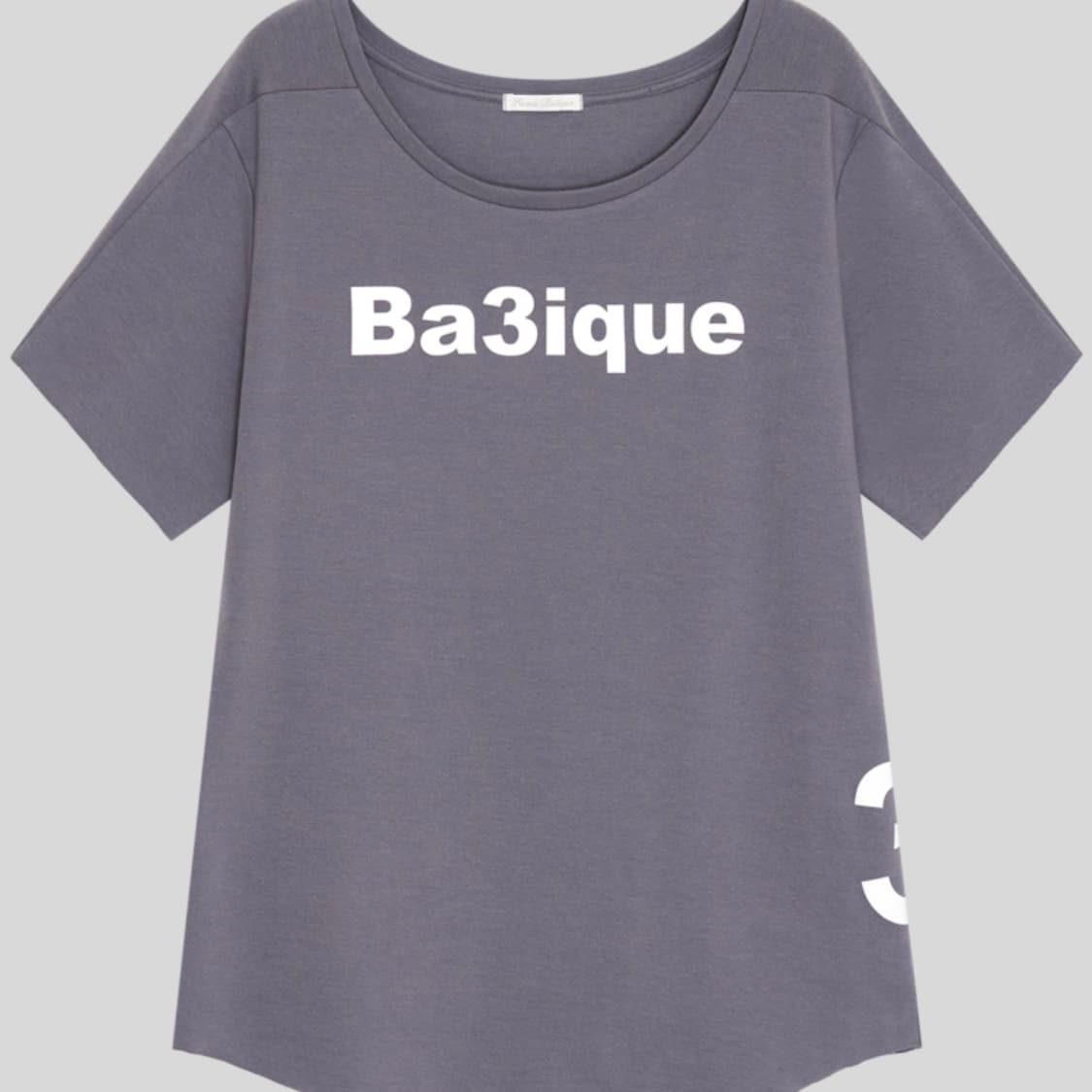 [구해요]샵페어리 loose logo t-shirt deep grey색상 상품이미지1