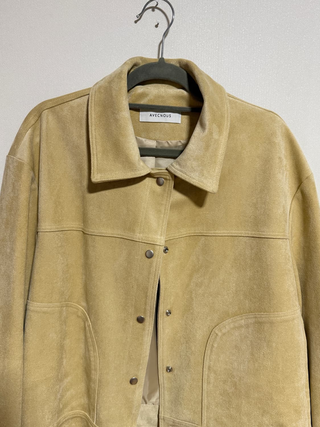 버터 컬러 스웨이드 자켓 상품이미지2