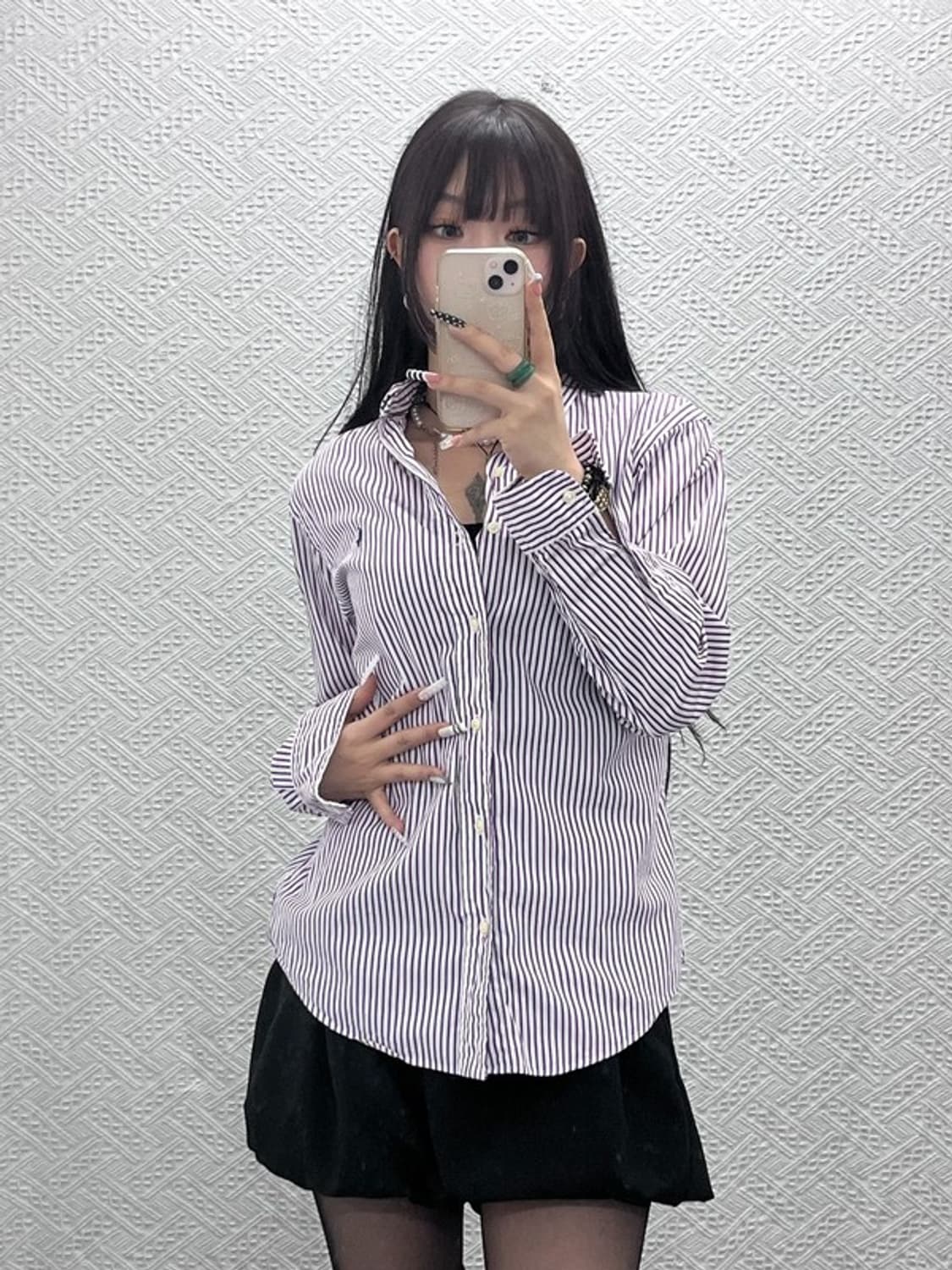 폴로 랄프로렌 빈티지 모던 캐주얼 스트라이프 셔츠 95 C10704 상품이미지2