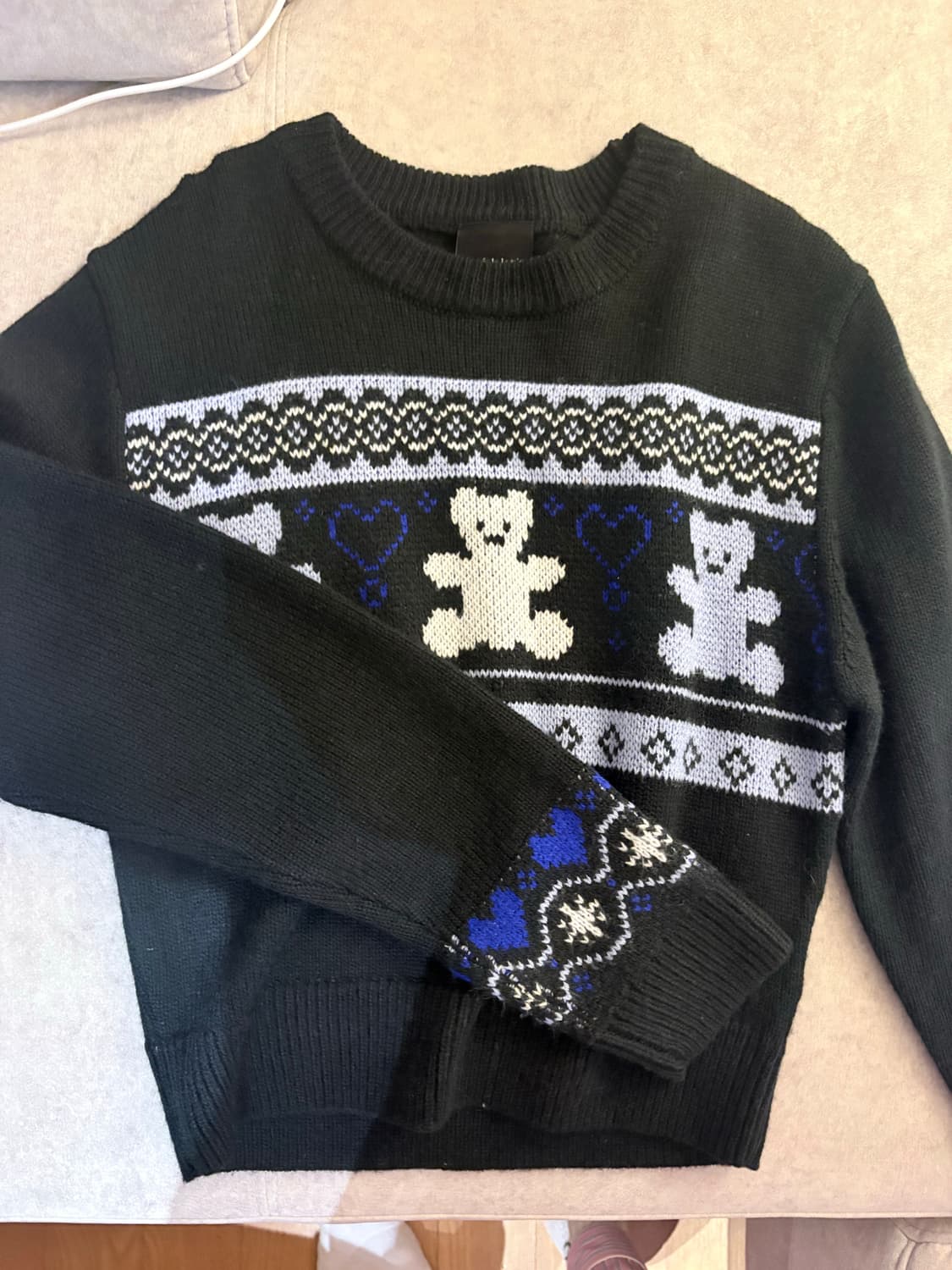 아크메드라비 acme d la vie 곰돌이 크롭니트 상품이미지2