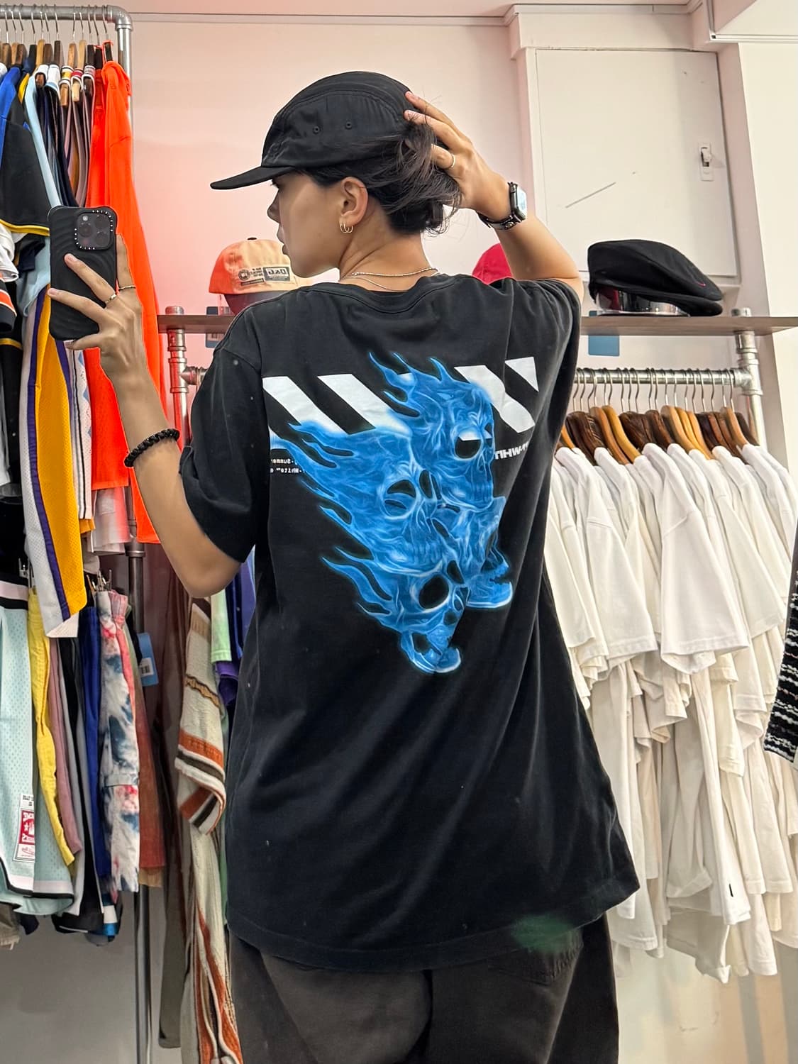 19ss 오프화이트 디아그 스컬 반팔 상품이미지6
