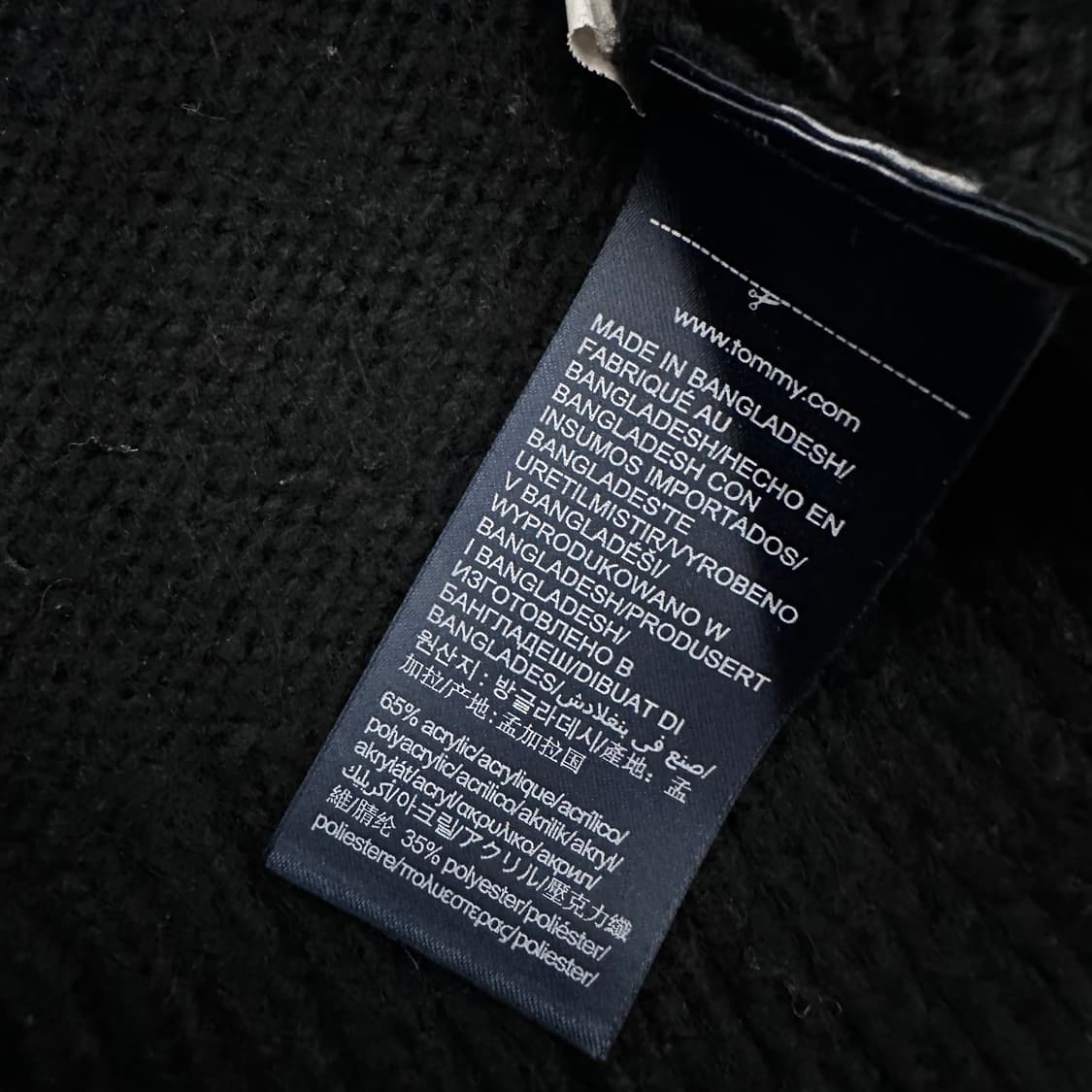 타미힐피거 여성 꽃무늬 크롭 니트 신장 164 상품이미지7