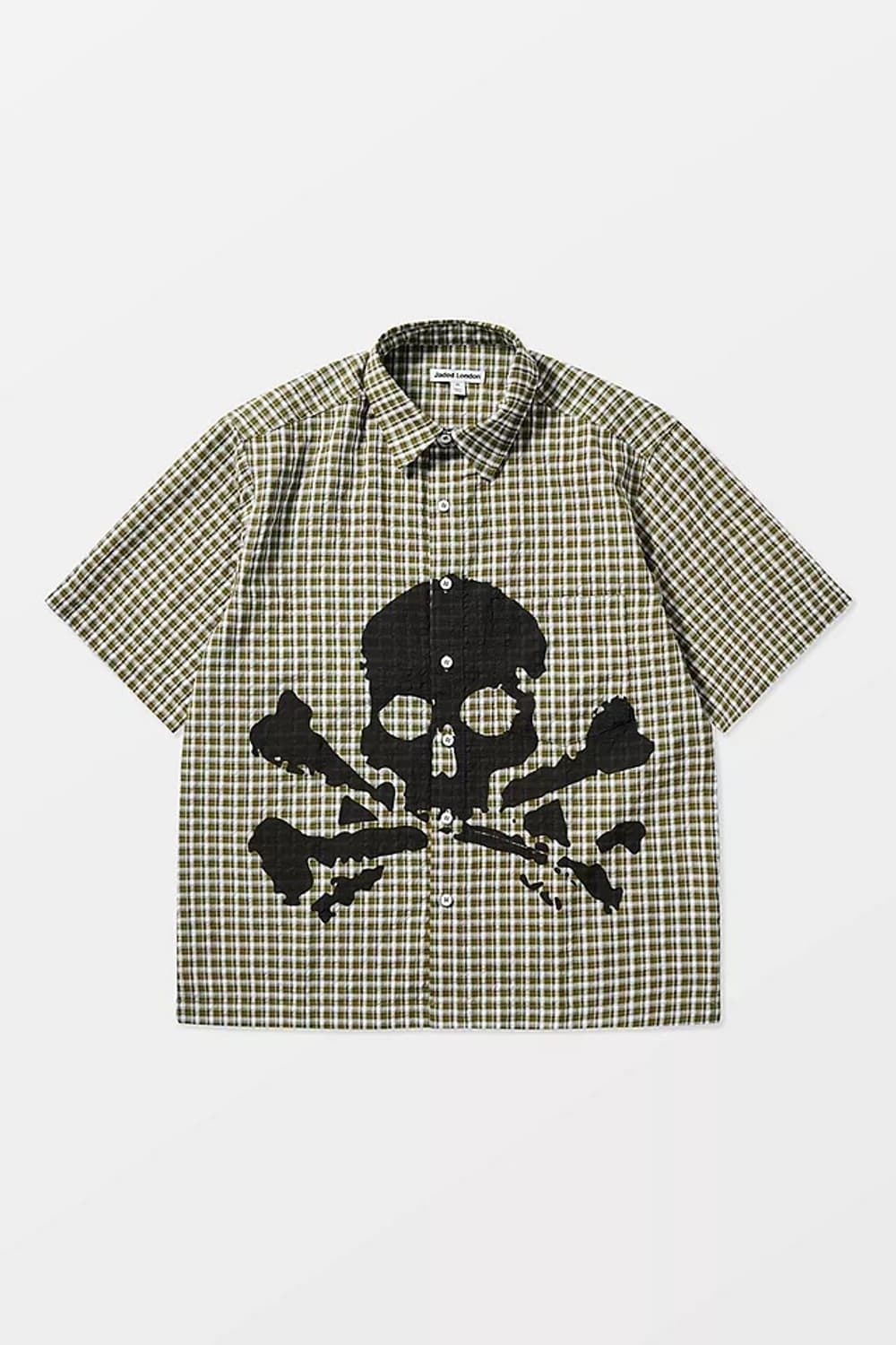 제이디드런던 jaded london skull check shirt 상품이미지3