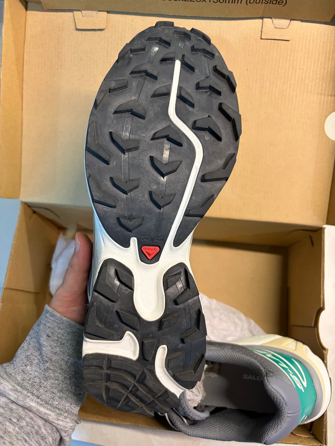 살로몬xt-6콰이엇 쉐이드:딥그린:바닐라 상품이미지3