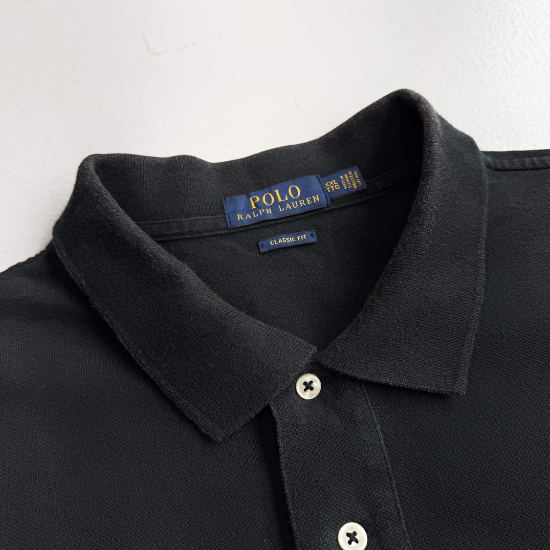 폴로 XXL 포니 검흰 PK 카라 반팔 티셔츠 상품이미지4