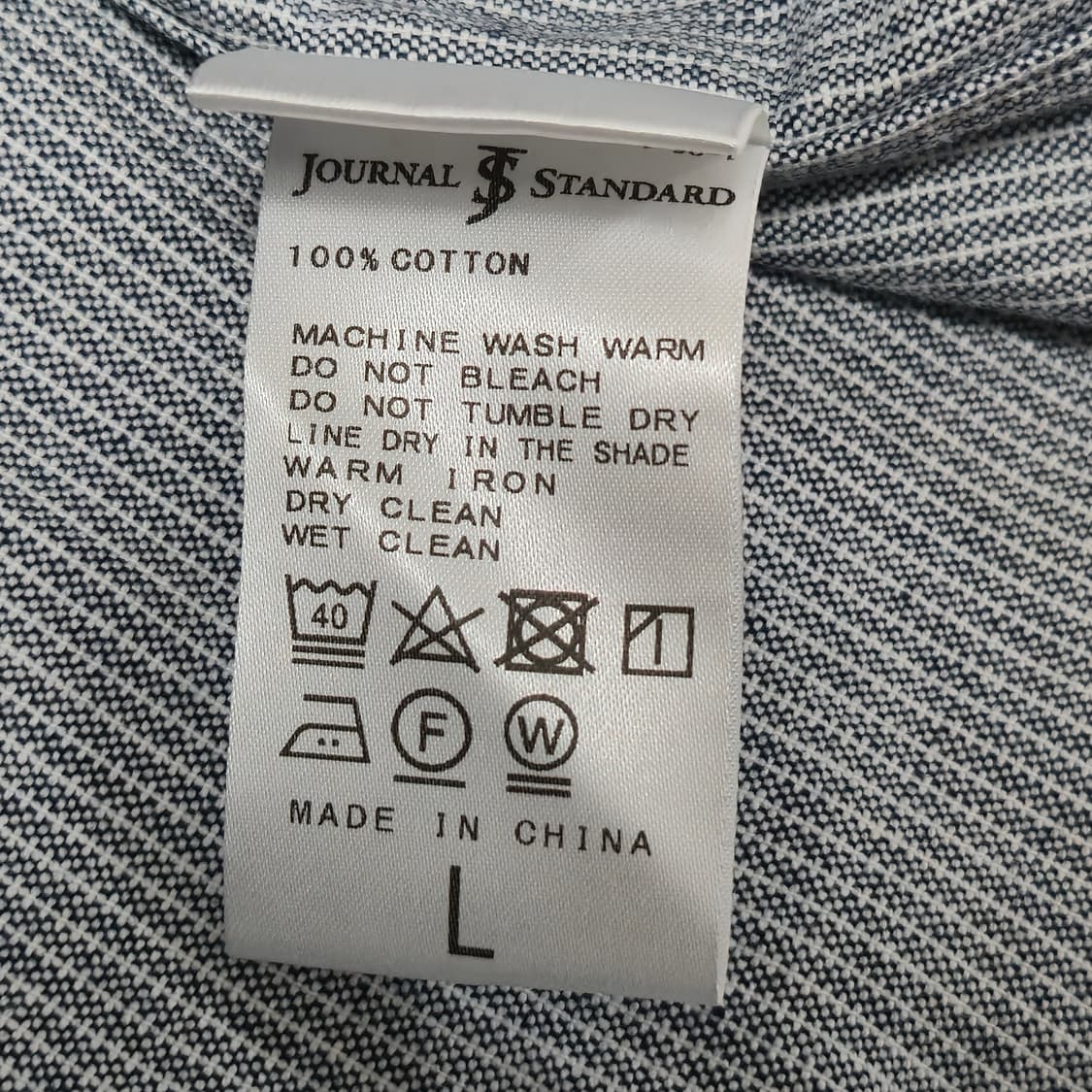L)저널스탠다드 블루 스트라이프 셔츠 상품이미지7