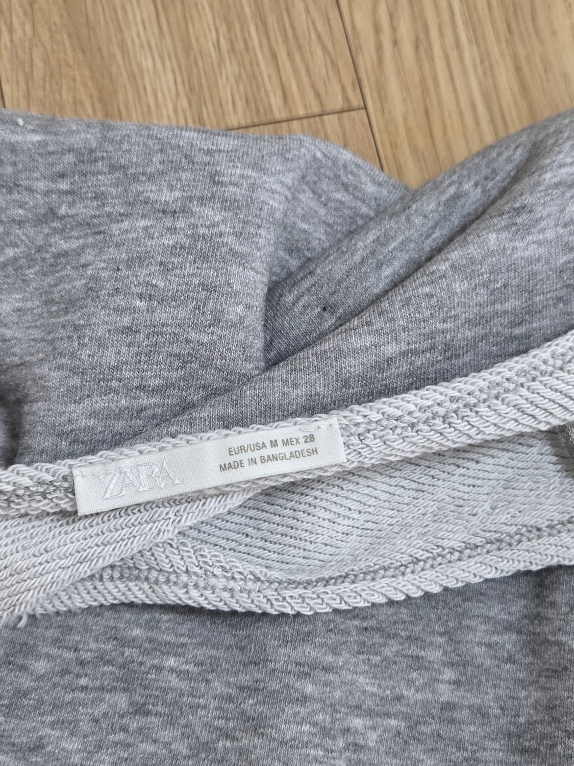 (무배)ZARA 회색 크롭 맨투맨 상품이미지2