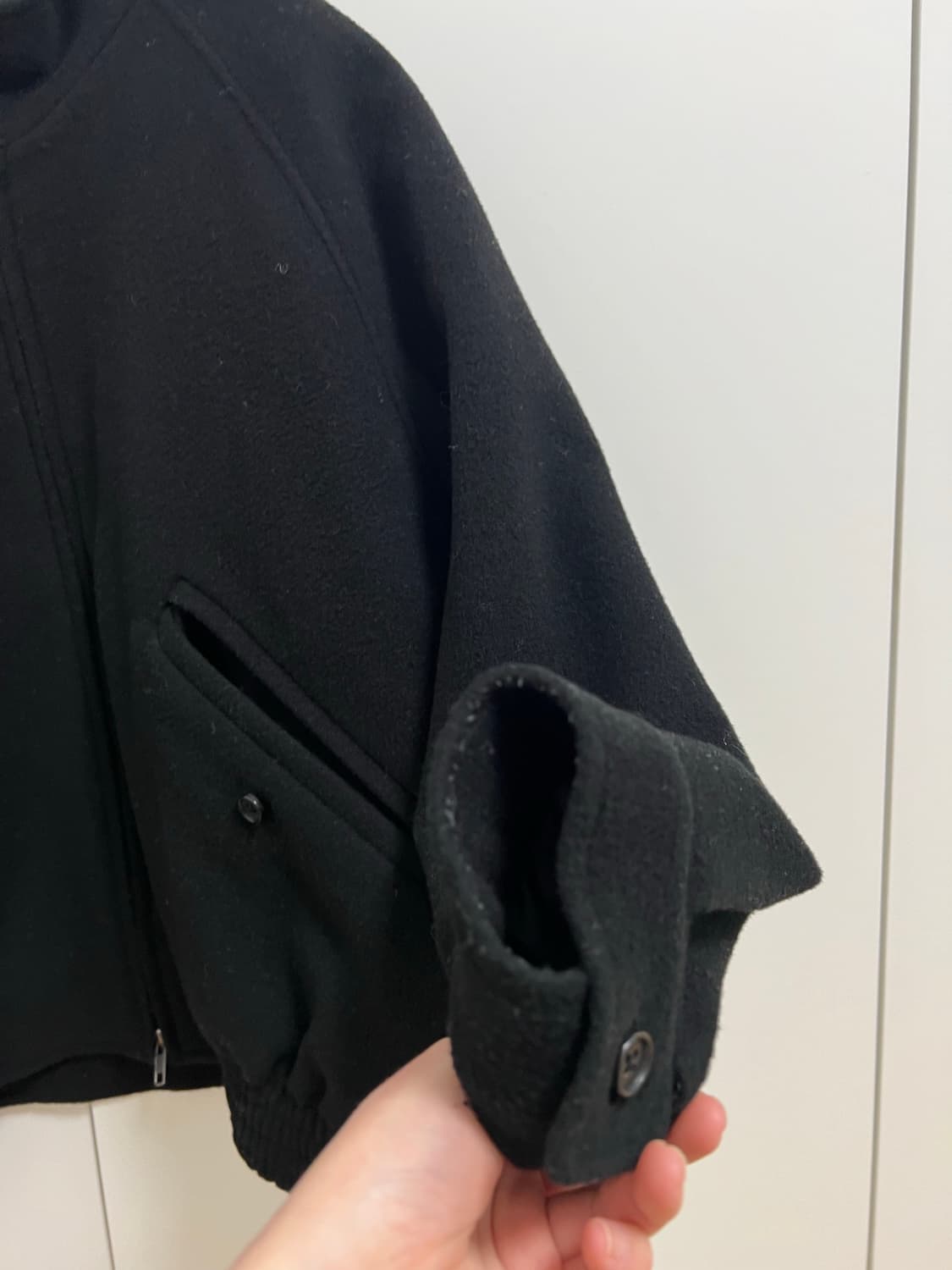 토마스모어 / TE3-JK02 울 해링턴 자켓 (XS) 상품이미지3