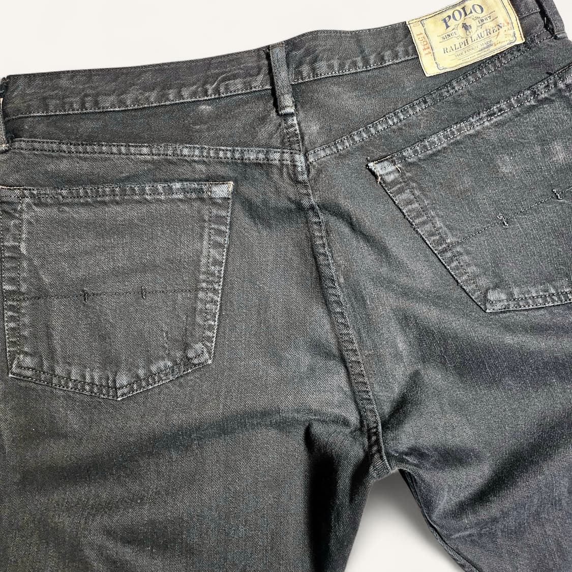 [36X30][폴로 랄프로렌]00's 867 클래식 핏 블랙 어센틱 데님 상품이미지5