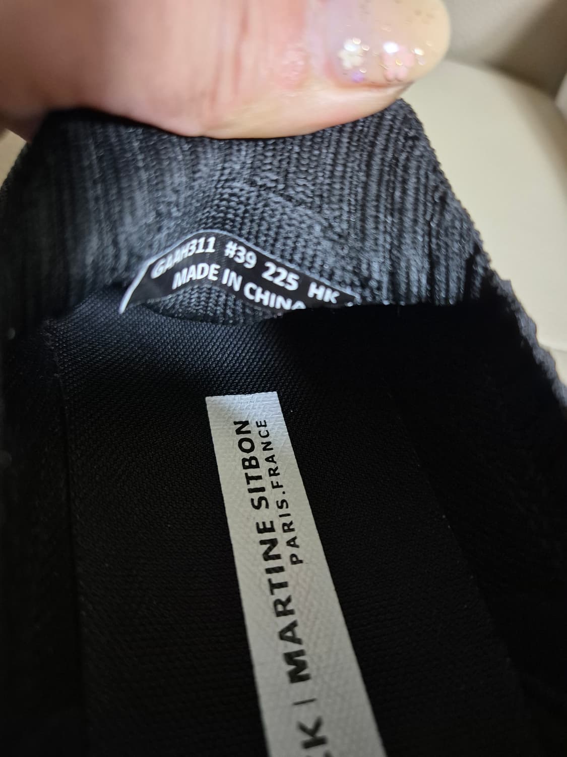 블랙마틴싯봉 니트 슬립온 상품이미지7