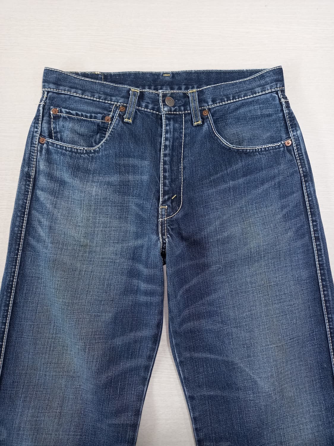 31 04's 리바이스510 Red 워싱 세미와이드진 31-482 상품이미지3