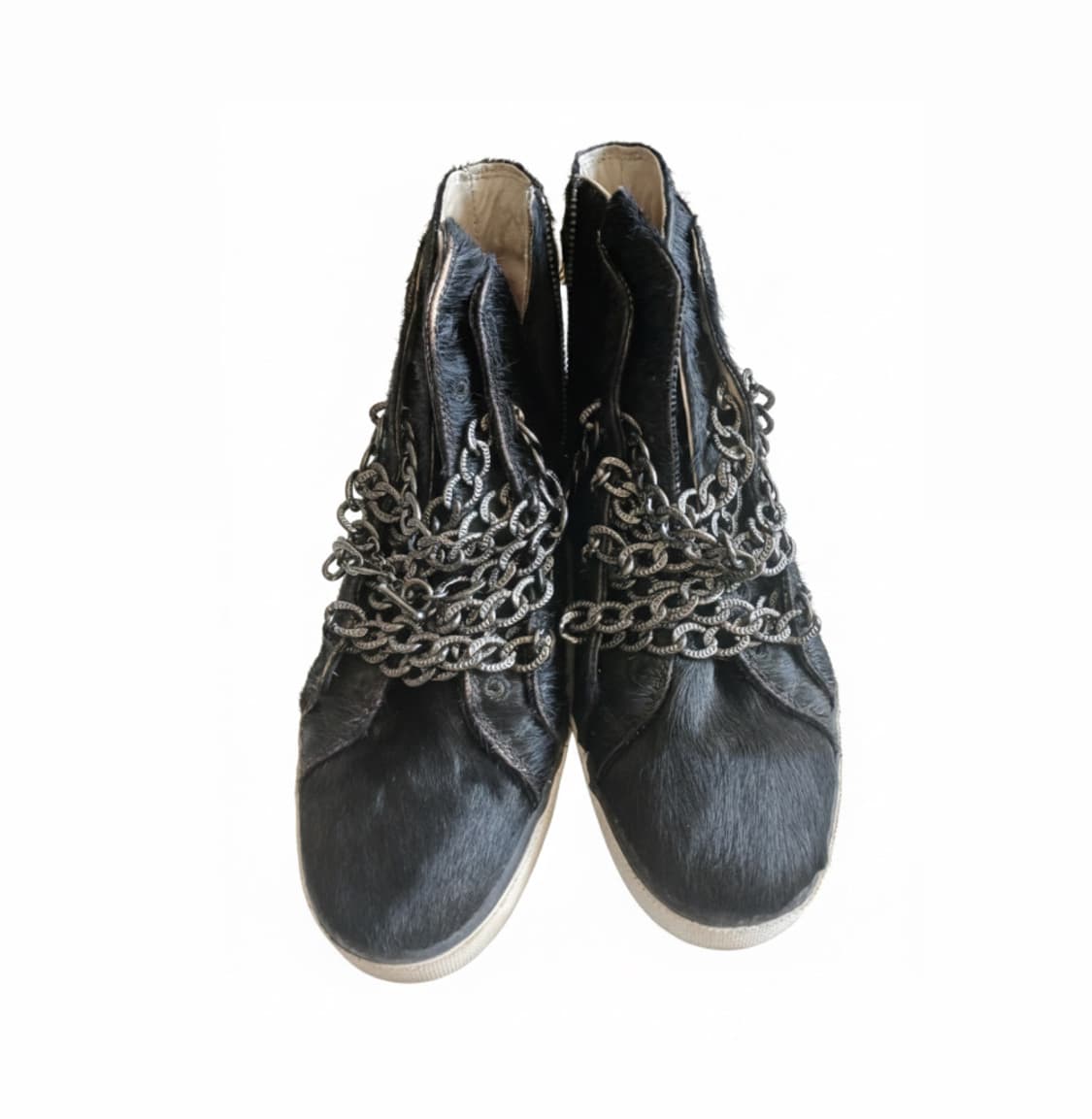 Ues 블랙 퍼 체인 스니커즈 250 상품이미지1