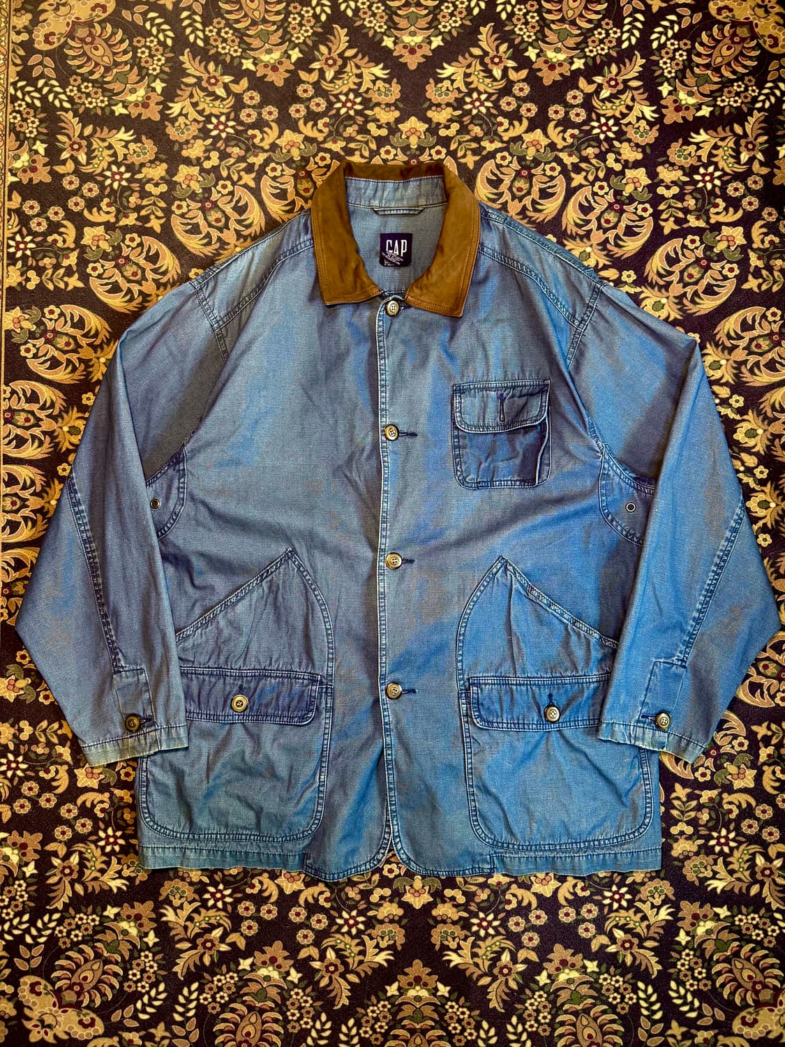 90s 올드 갭 트윌코튼 헌팅자켓 상품이미지1