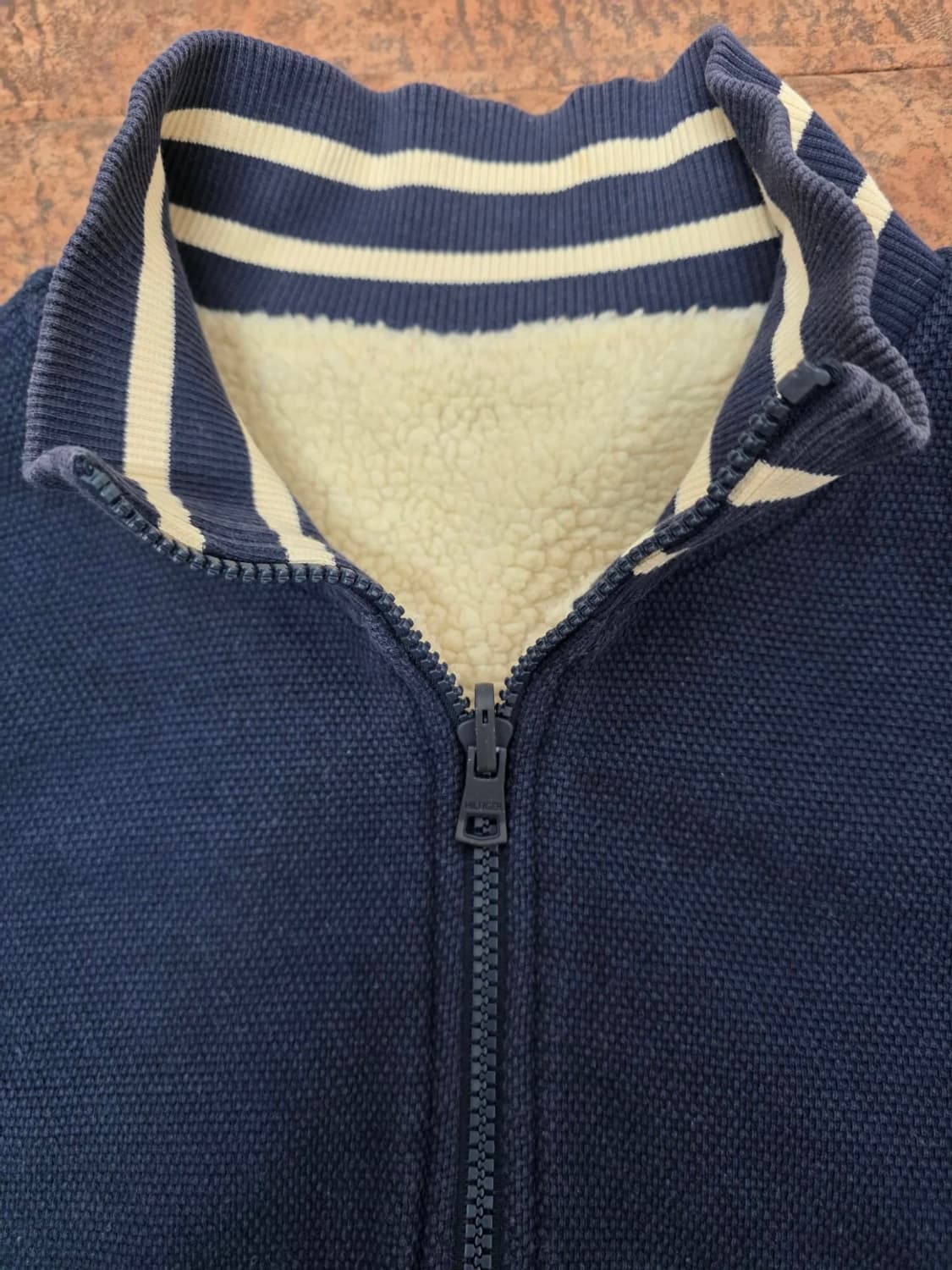 타미힐피거 리버시블 양면 후리스 자켓 S 상품이미지7