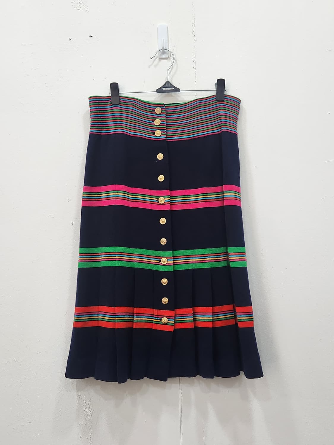 [77] JAPAN 빈티지 울 100% 플리츠 스커트 여성 77 상품이미지1