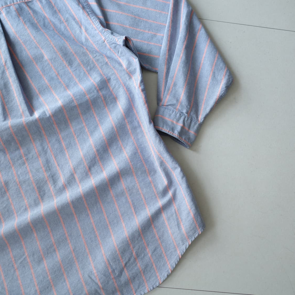 90s 빈티지 노티카 J-CLASS 스트라이프 옥스포드 셔츠 M 상품이미지8