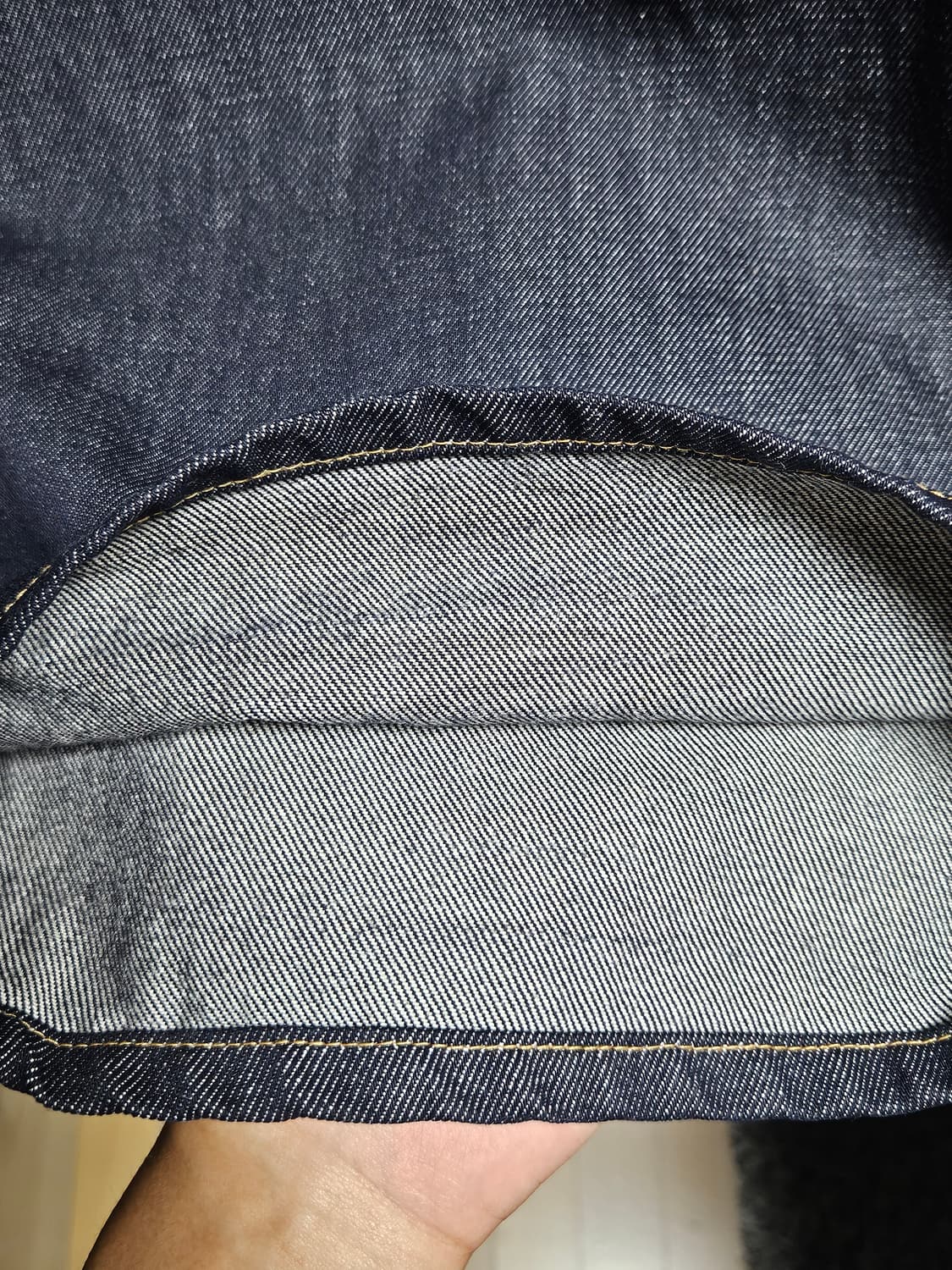 9999아카이브 링킹 와이드 데님 인디고 3 사이즈 상품이미지8