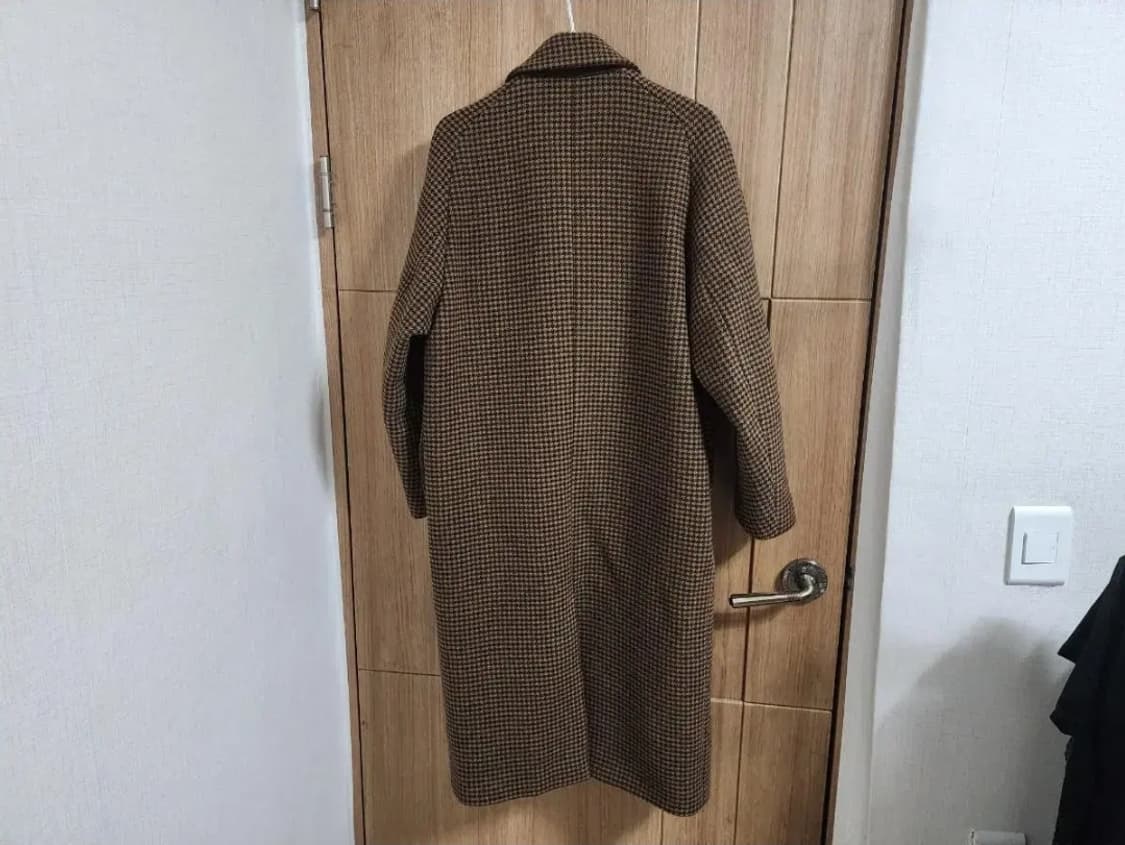 (F)여성 닐바이피 핸드메이드 체크 더블 코트 상품이미지3