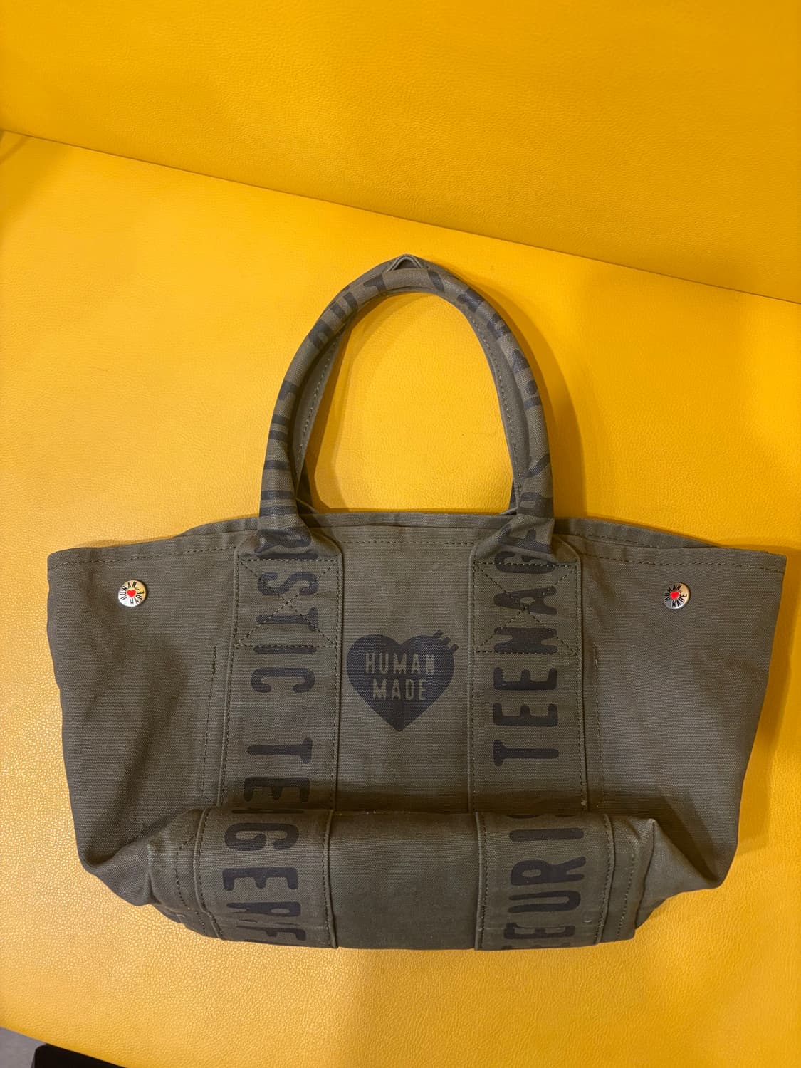 휴먼메이드 카펜터 백 스몰 올리브 드랩 상품이미지2